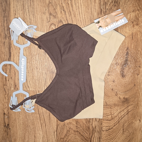 Rene Rofe Brown and Tan Seamless Wireless Bras Size Medium - Picture 10 of 10